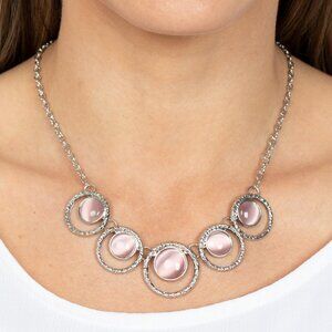 Elliptical Enchantment & Garden Gondola Ride - Pink | Bundle (Necklace/Earrings)